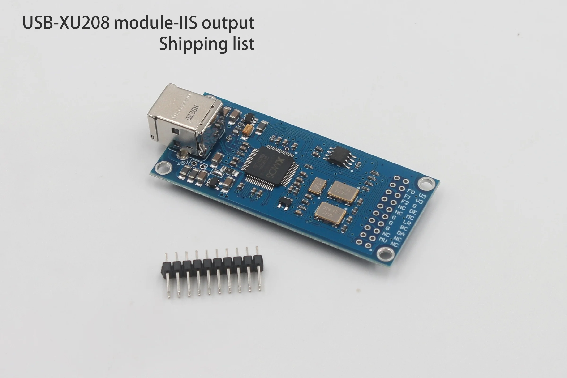 USB XU208 ES9038Q2M ES9038 Q2M ies DSD оптический коаксиальный IIS/DSD DOP 384 кГц входной декодер DAC выход для наушников аудио Плата усилителя - Цвет: USB XU208
