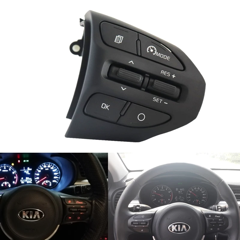Кнопка рулевого колеса для KIA K2 RIO RIO X LINE кнопки Bluetooth телефон круиз контроль громкости ikslain Август