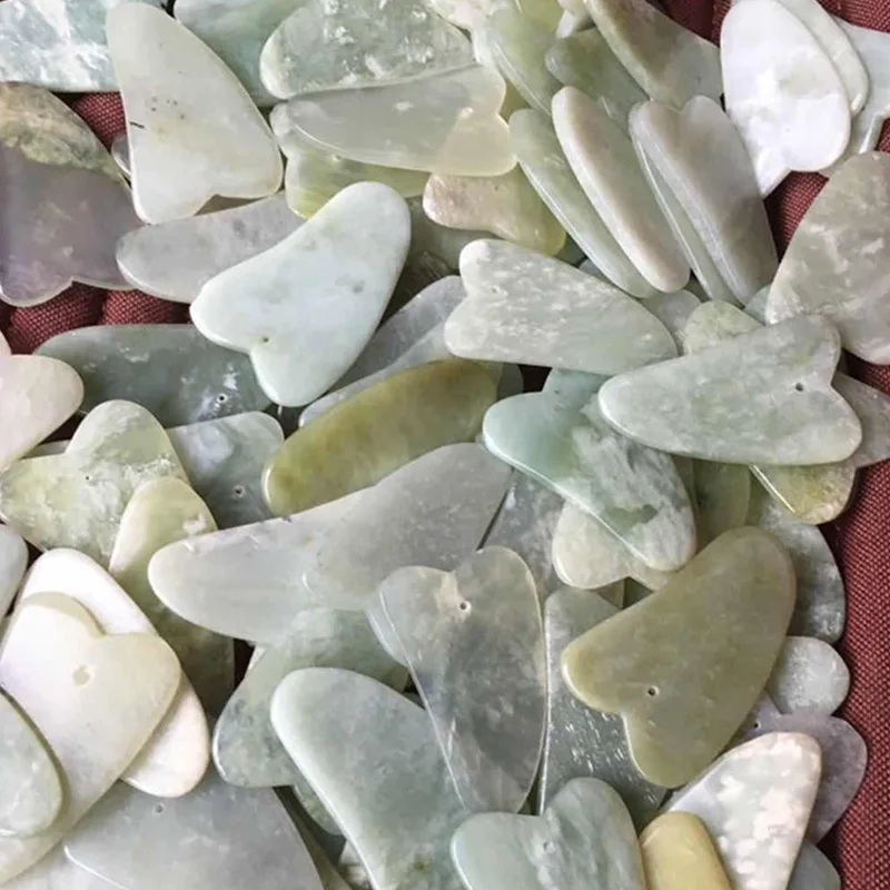 Уход за лицом нефрит для массажа доска ухода кожей лица инструмент соскабливания