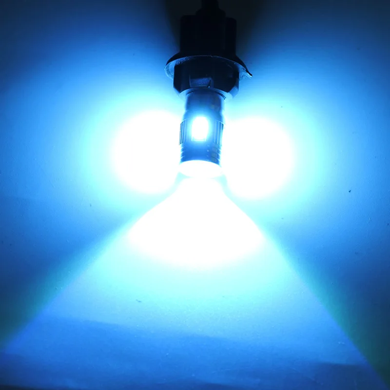 

2Pcs Car 5W5 LED Bulb T10 W5W LED Signal Light Canbus 12V 6000K Auto Claerance Wedge Side Reverse Lamps 5630 6SMD Blue No error