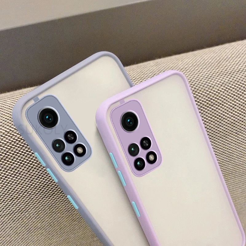 

For Xiaomi Mi 10T Pro Mi POCO X3 8 9 10 Lite CC9E Case Matte Translucent Shockproof Cover Redmi Note 9S 9 K20 Pro Note 7 8 Pro