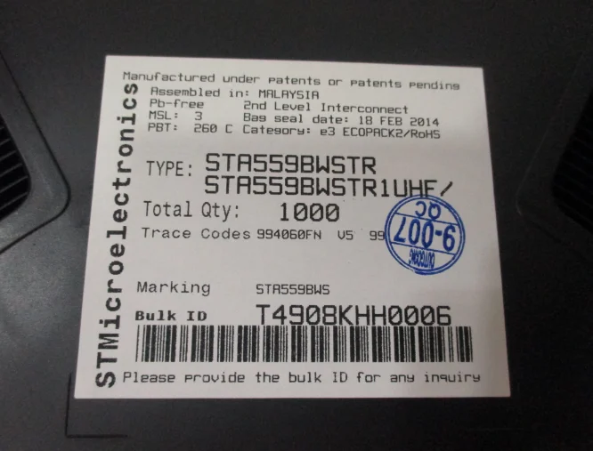 

10PCS STA559BW STA559BWS STA5598WS main audio power amplifier chip in stock 100% new and original