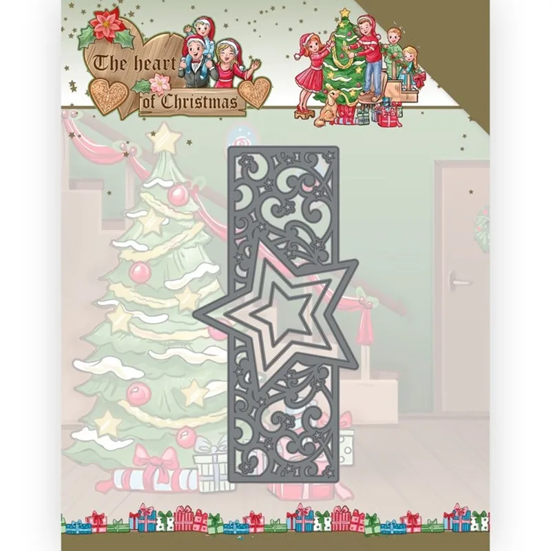 

Christmas Star Pattern Metal Cutting Dies For Scrapbooking Decoration Craft Embossing Stencil New Arrival In 2021 No Clear Stamp