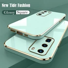 Квадратный глянцевый чехол с покрытием для Huawei P30 P40 P20 Pro Lite, мягкий чехол из ТПУ для Huawei Nova 3 3i 4 5 7 8 Mate 10 40 30 20 Pro, чехол