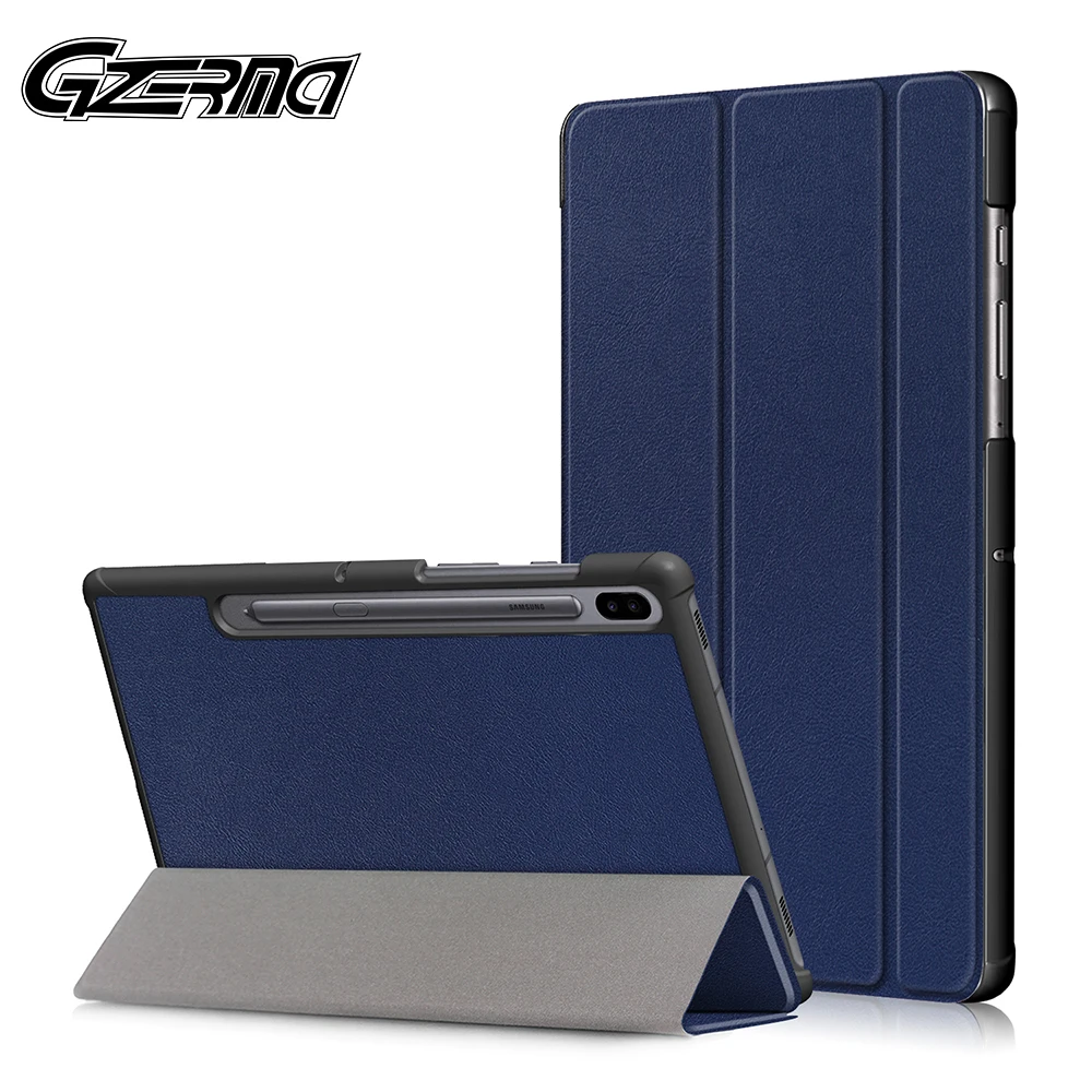 Чехол Funda Smart для Samsung Galaxy Tab S6 10 5 чехол планшета из искусственной кожи подставка SM