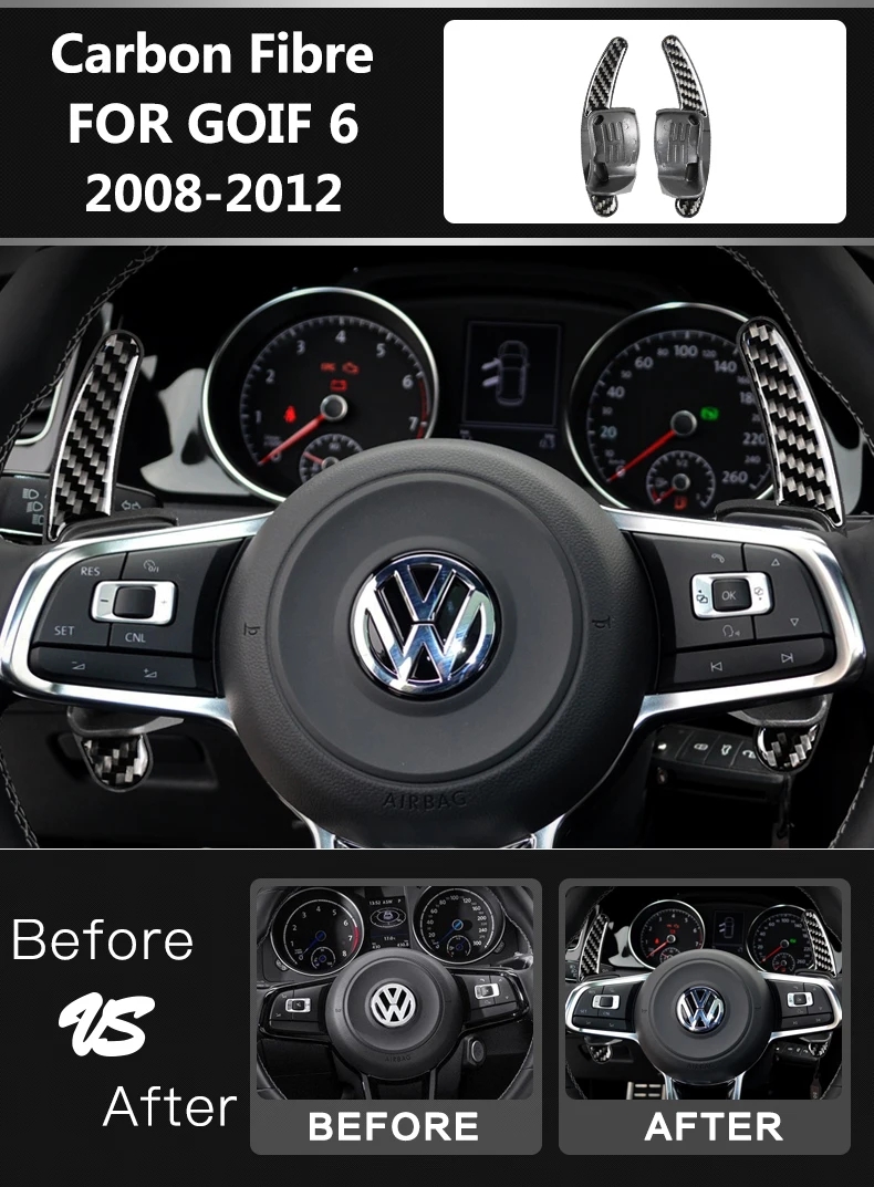 Для volkswagen golf 6 gti R MK6 аксессуары LHD RHD автомобильный Стайлинг углеродное волокно рулевое колесо Шестерня двери панели внутренние наклейки