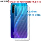 Прочная защитная 3d-пленка из углеродного волокна для Xiaomi Redmi Note 8, 6,3 дюйма, не закаленное стекло