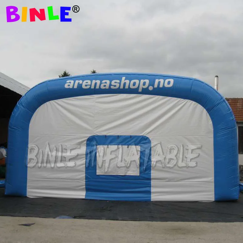 Белая наружная Водонепроницаемая гигантская надувная туннельная палатка на