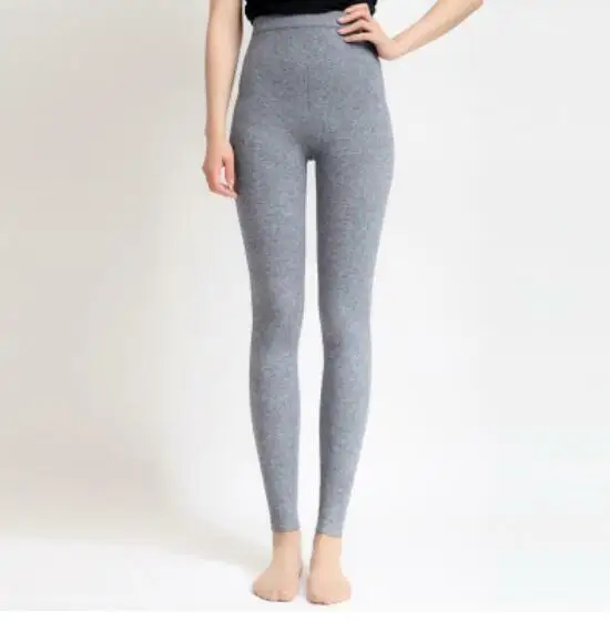 5 Colour U-Healthy Winter 87% cashmere wool women's leggings,snug pants