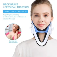 adjustable neck brace medical vertebra traction fixation spine care correction pain relief cervical neck traction device posture