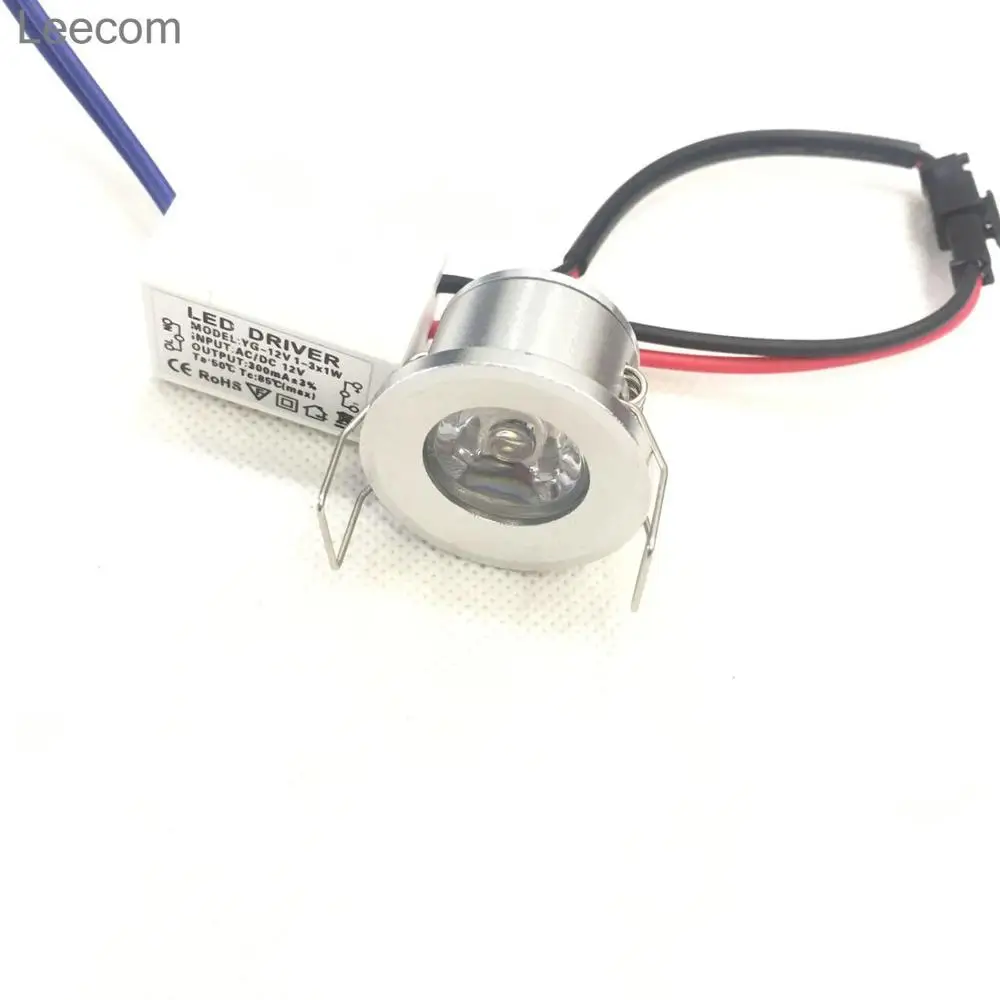 10 шт./Лот диаметр 31 мм монолитный блок светодиодов белый мини-светильник для