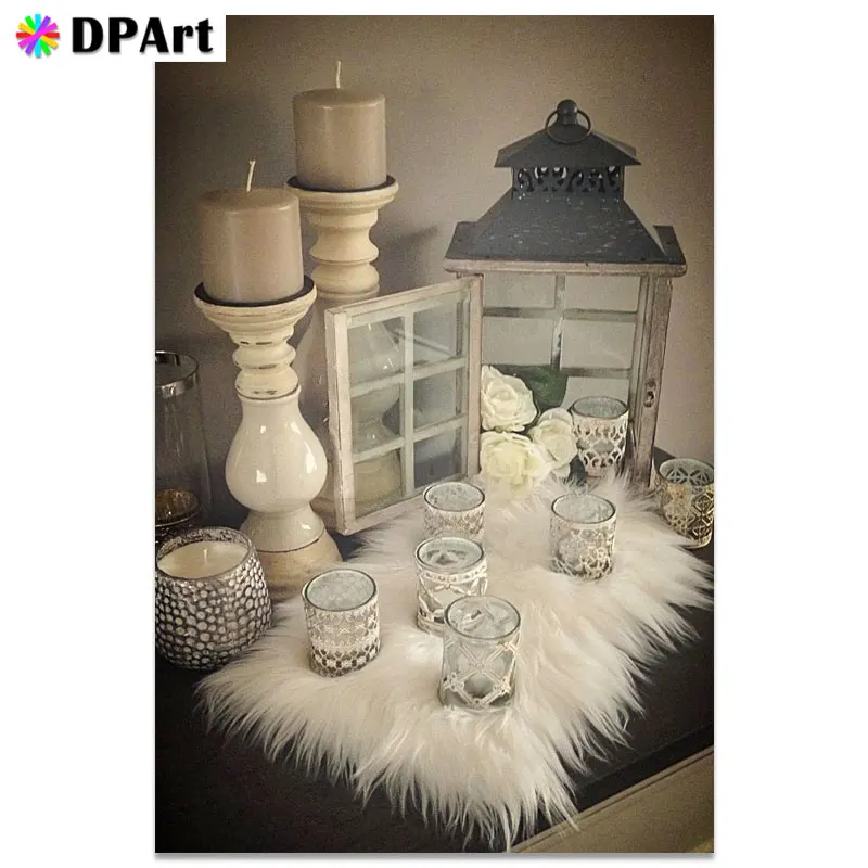 Алмазная живопись 5D квадратная/круглая свеча алмазная вышивка стразы крестиком