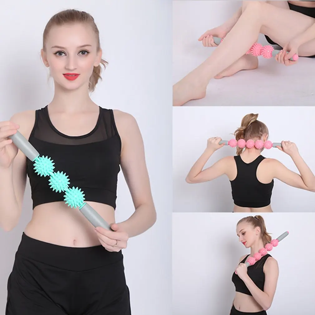 Массажер для мышечного стимулятора палка шеи спины тела ног инструменты