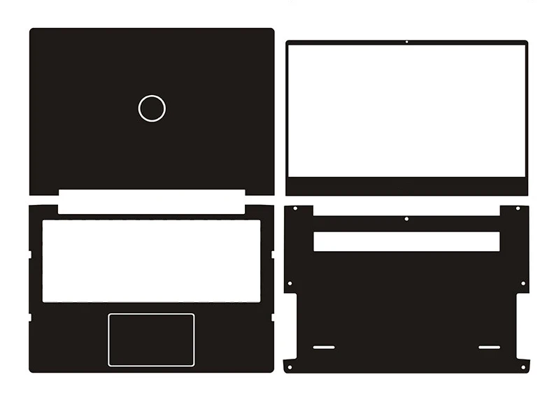 Ноутбука наклейки Наклейка из углеродного волокна Защитная крышка для Dell Inspiron 13