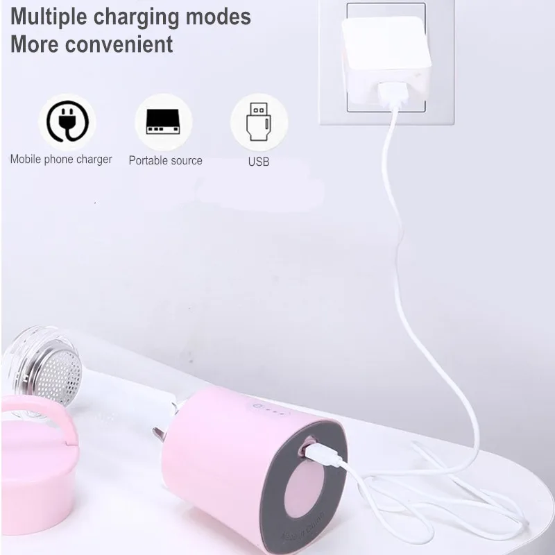 Portable Electric Juicer 380ml USB Rechargeable Blender Fruit Mixers Juicers Food Milkshake Multifunction Juice Maker Machine |