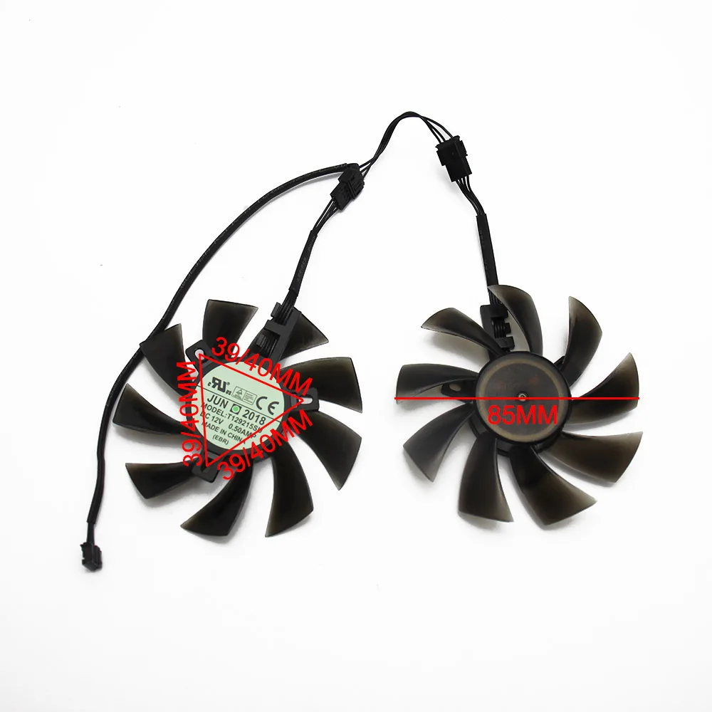 85 мм DC 12 В 4Pin VGA кулер Замена вентилятора для Zotac GTX1060 6 ГБ GTX 1060 3 ГБ Мини hp RX480 hp RX480 Графика Видеокарта DIY