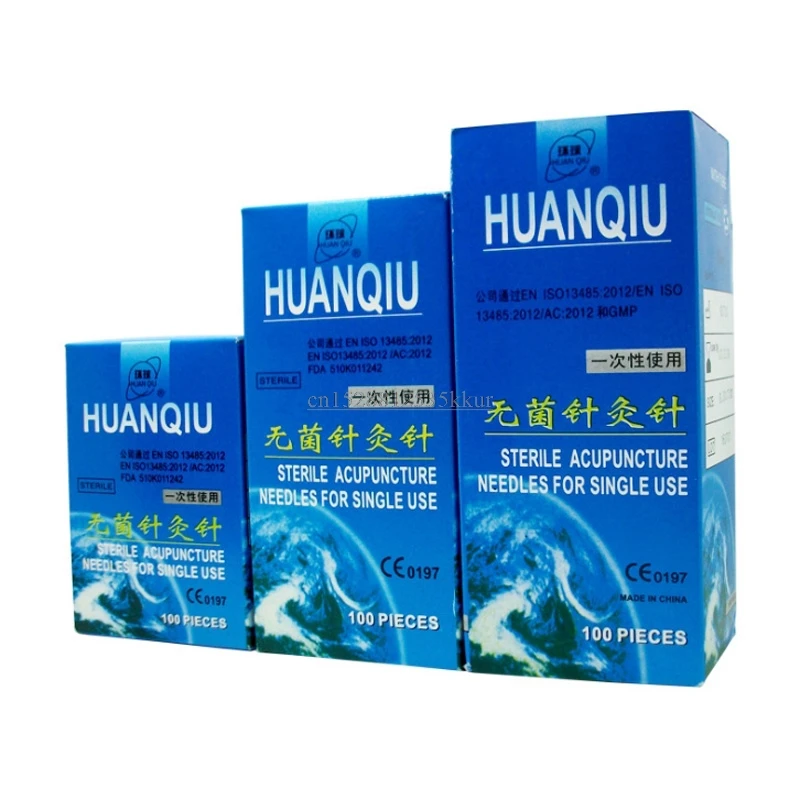 

new 200pcs/2 boxes huanqiu needle sterile needle for single use with tube 0.25*25mm