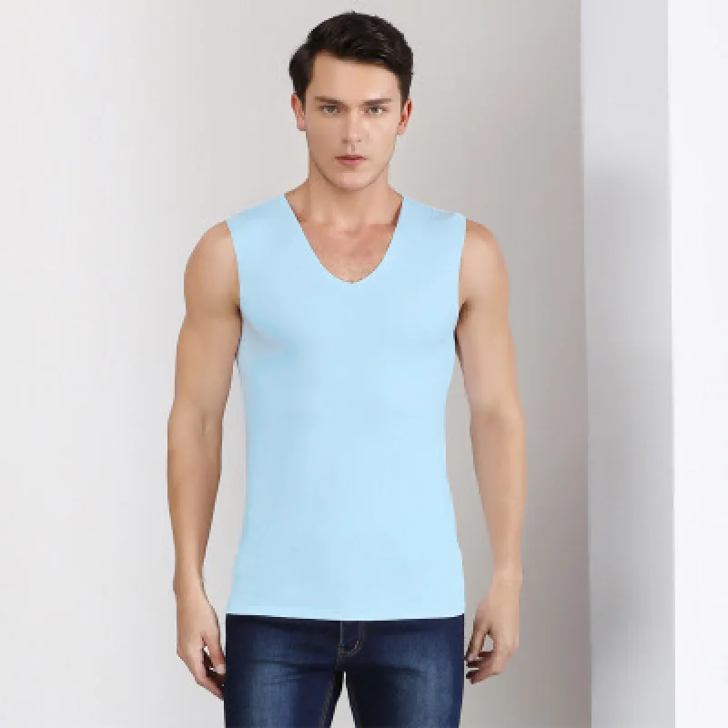 2020 Newest Summer Fashion  Clothing Shirts White Solid Casual V-Neck Poleras Oversized Sport Run Short T Shirt for Man