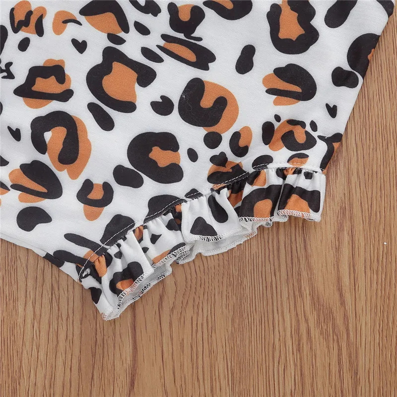 

2020 Brand Newborn Infant Baby Girl Clothes Baby Girls Black Letter Printed Short Sleeve Romper Tops+High Waist Shorts Set 0-18M