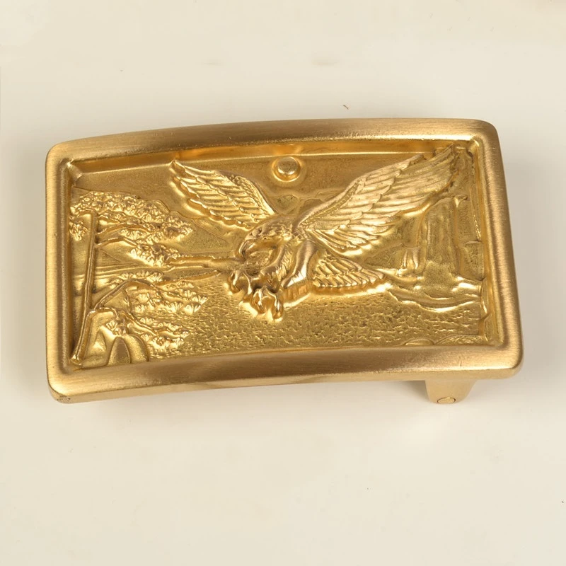 Большие орелы Твердые Латунные Пряжки для ремня винтажные ковбойские