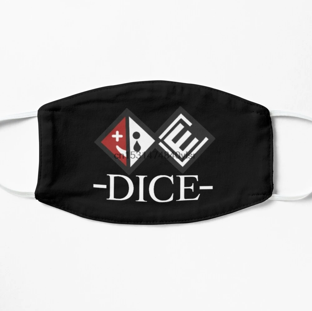 Пылезащитная маска с фильтром Danganronpa Dice Mouth для лица|Мужские маски-балаклавы| |