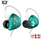 Наушники-вкладыши KZ ZST X, 1BA + 1DD, гибридные, с шумоподавлением