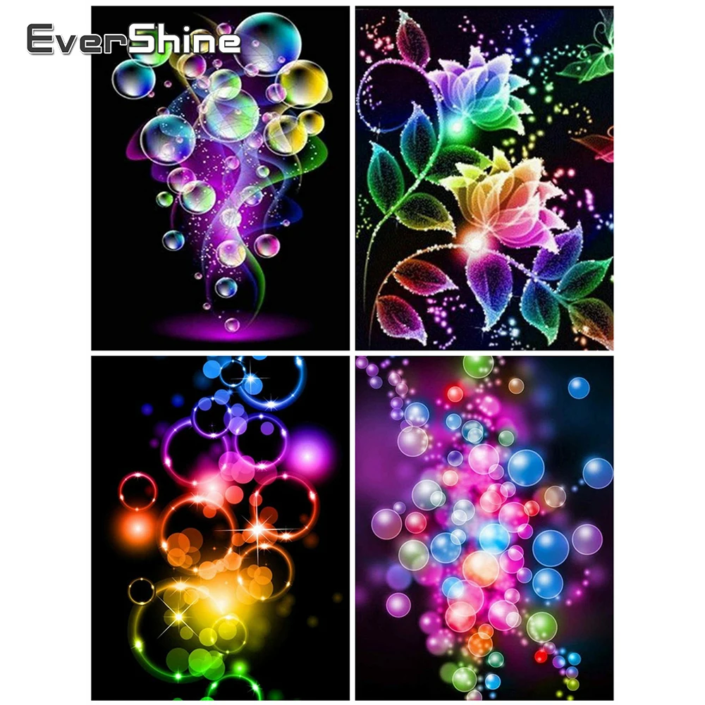 

Картина из квадратных страз с изображением пейзажа, стразы с пузырьками, ручная работа, подарок