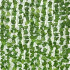 Висячая гирлянда из искусственных листьев, Зеленая Шелковая лоза сделай сам, 230 см, для украшения дома, свадьбы, вечеринки, ванной комнаты, сада, 1 шт.