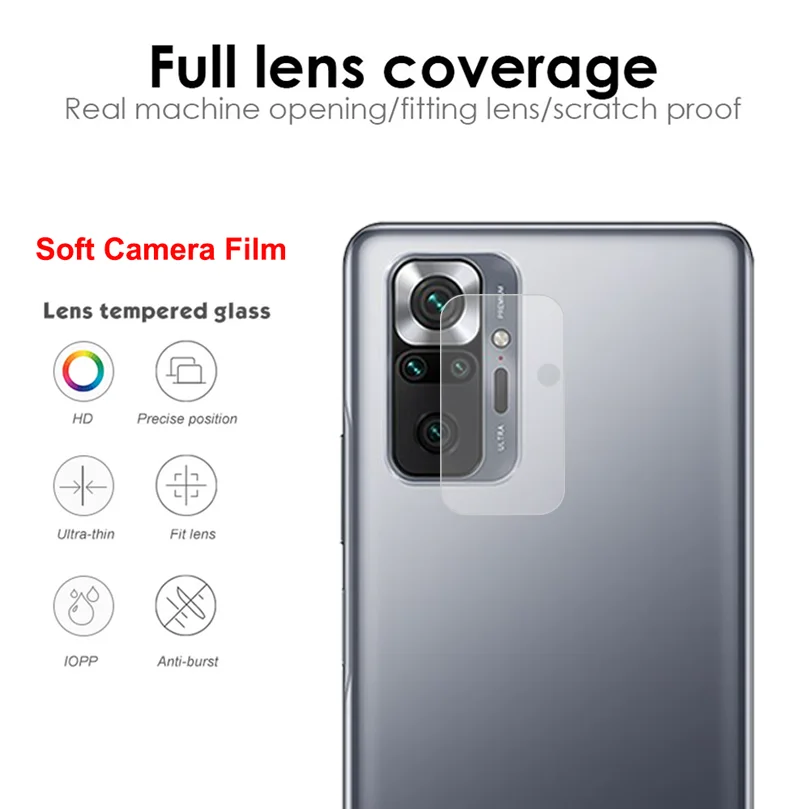 

Protective Glass for Xiaomi Redmi Note10 Pro Full Cover Screen Protector Redmi Note 10Pro Armor Glass Camera Film Redmi-Note-10