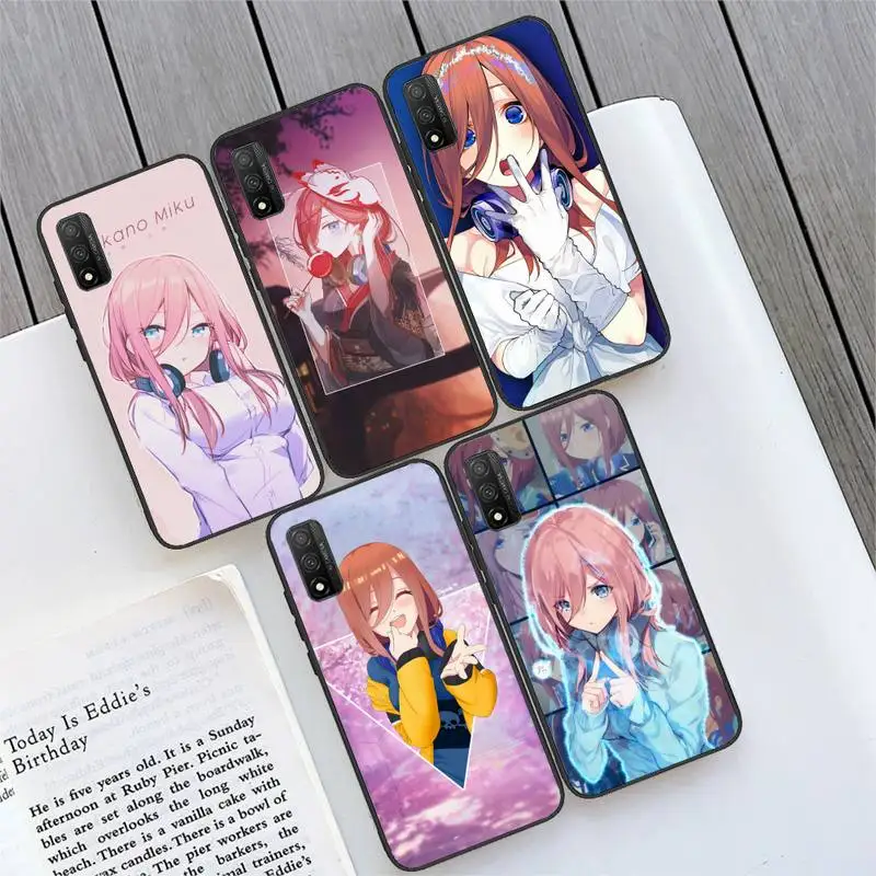 

Miku Nakano 5Toubun No Hanayome Anime Phone Case Phone Case For Samsung S7 S8 S9 S10 S20 S21 S30 Plus Ultra TPU Cover