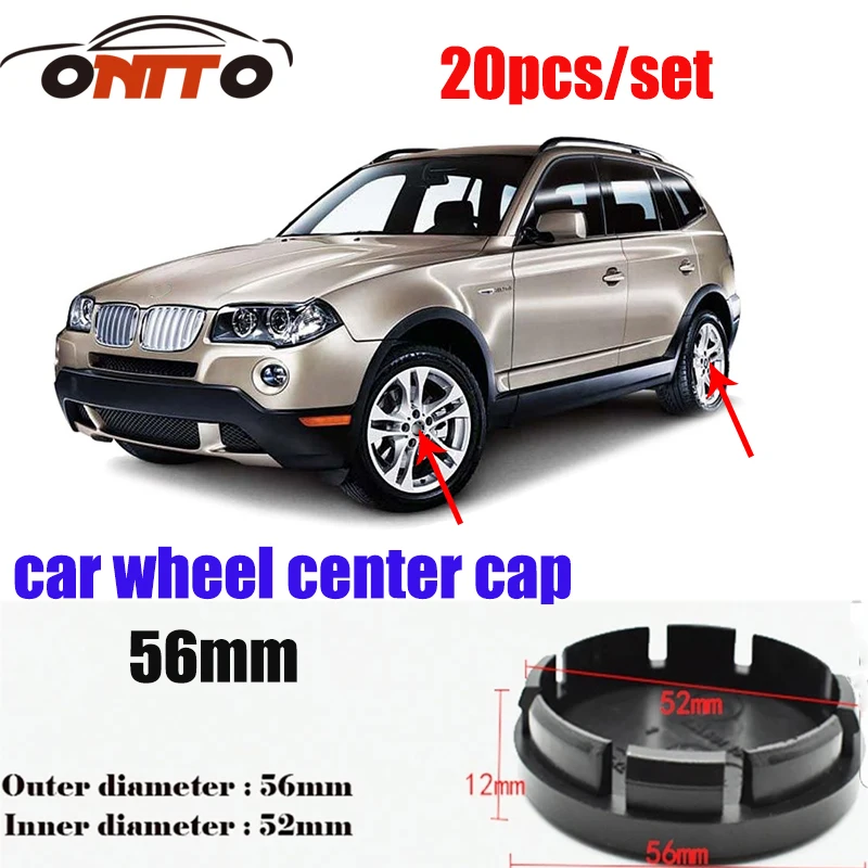 

Free Shipping 56mm car center cap logo car wheel center hub cap emblem Dust-proof badge 20pcs auto label