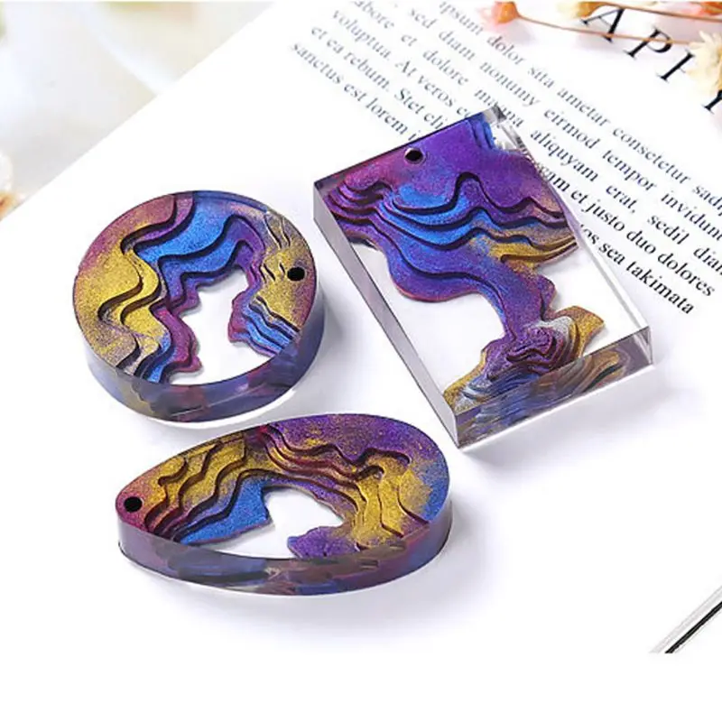 Ocean Island Pendant Resin Molds Silicone Jewelry Making Epoxy for Necklace Crafts DIY | Украшения и аксессуары