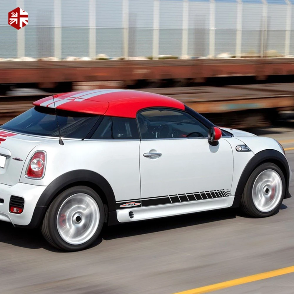 2 шт. виниловые наклейки на дверь и боковую юбку автомобиля | Автомобили мотоциклы