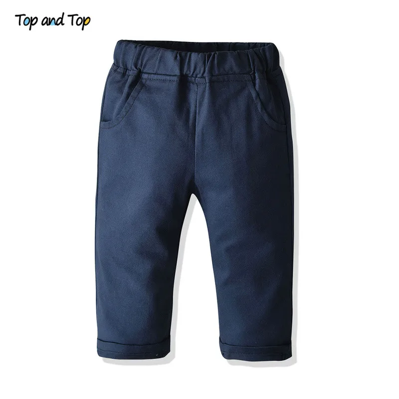 Комплект одежды для мальчиков из трех предметов кофта с длинным рукавом жилет и