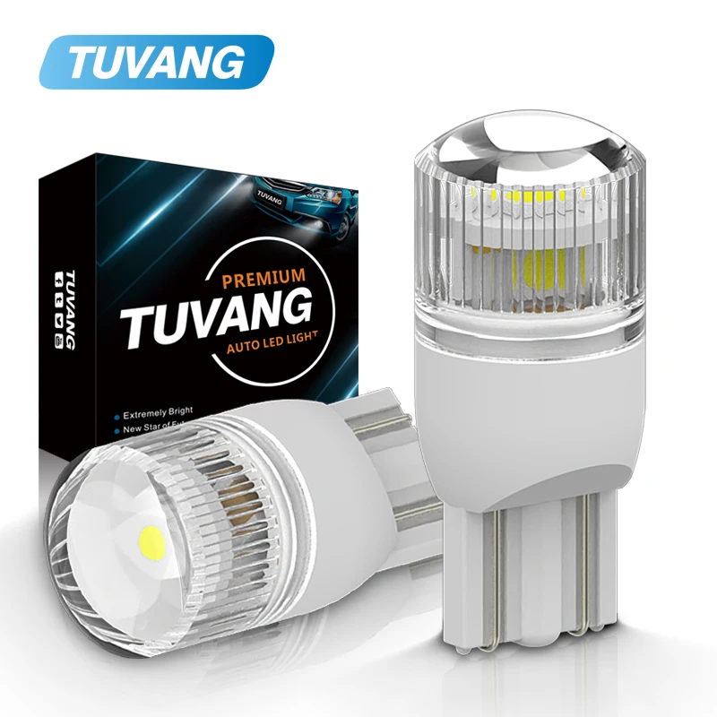

2 шт., автомобисветодиодный светодиодные лампы W5W T10 Canbus 3030 SMD 6500 в