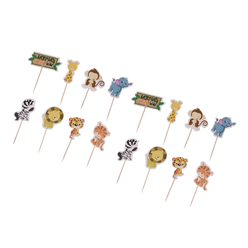 

Палочки для детского душа, 48 шт./компл., джунгли животное, кекс