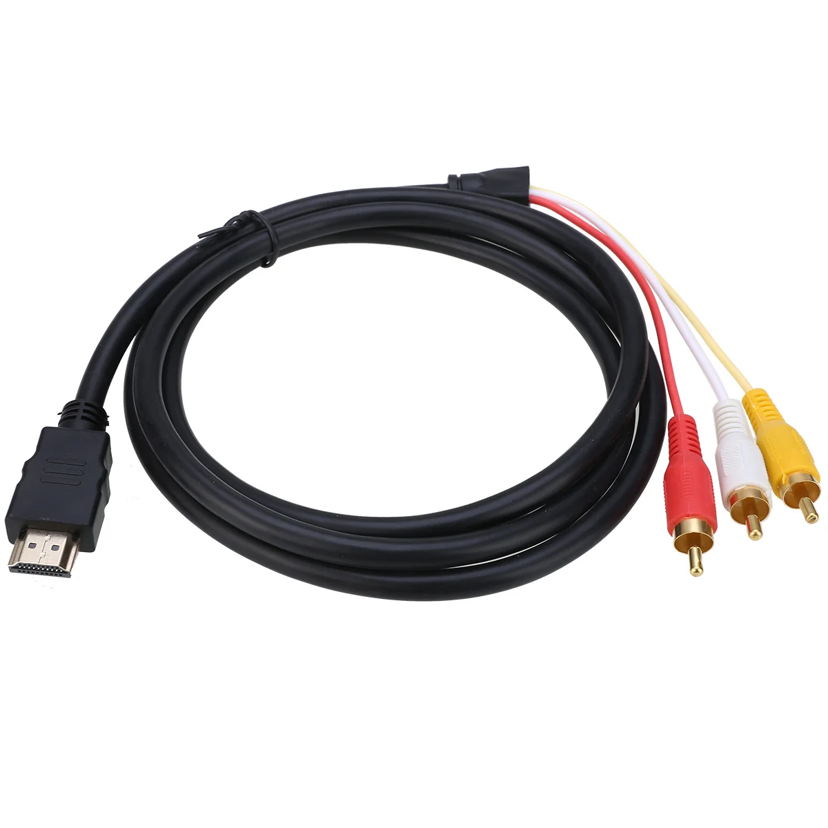 1 5 м Аудио Видео AV кабель адаптер Универсальный hdmi к RCA 1080P HDTV композитный штекер 3