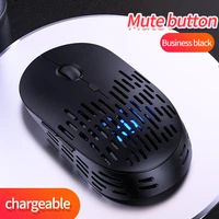 kefan a6 usb rechargeable optical hole mouse 2 4ghz wireless gaming mouse 1600 dpi rgb light office computer notebook accessorie
