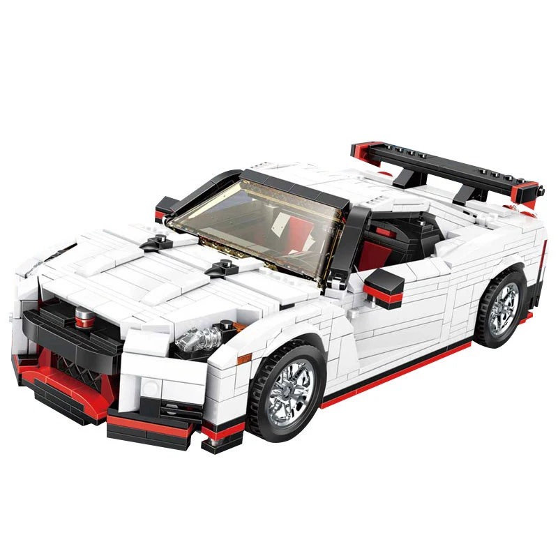 Yeshin Moc Toys Technic Cars 20518 GTR R35 скоростной комплект гоночных автомобилей игрушечные модели автомобилей Детские Рождественские подарки строительные блоки