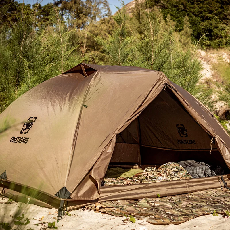 

Палатка для пеших прогулок OneTigris COSMITTO, 3-сезонная, легкая установка, для 2 человек, для пеших походов, рыбалки
