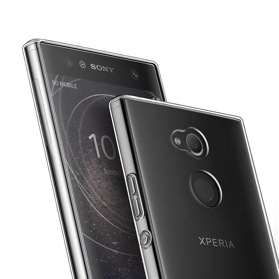 Ударопрочный Ультратонкий Мягкий ТПУ чехол для Sony Xperia XZ XZ3 XZ4 XZ1 XZ2 Compact Premium XA XA1 Plus