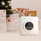 Миниатюрный термопринтер PAPER ANG с Bluetooth, портативный фотографический принтер, принтер для печати HD-этикеток, рулон бумаги с аккумулятором 1000 мАч