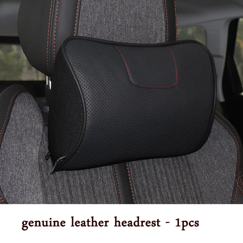 product picture 1 Lsrtw2017 Кожаный Автомобильный подголовник Lumabr Подушка Одеяло Подушка для peugeot 3008 5008 аксессуары - Название цвета: product picture 1