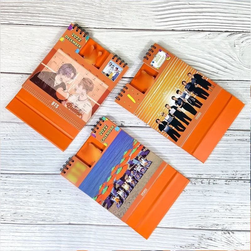 2022 bangtan мальчик календарь масло креативный Настольный маленький стол оформление