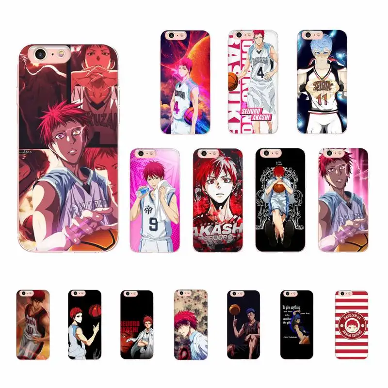 

MaiYaCa Akashi seijuro kuroko no basket Phone Case for iphone 13 11 12 pro XS MAX 8 7 6 6S Plus X 5S SE 2020 XR case