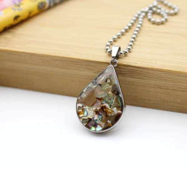 1 шт./оболочка из натурального камня для украшений сделай сам ожерелье