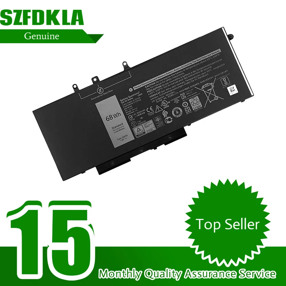 

SZFDKLA Новый Сменный аккумулятор GJKNX GD1JP для Dell Latitude 15 3520 Latitude 15 E5480 Latitude 15 5480 Latitude 15 5580