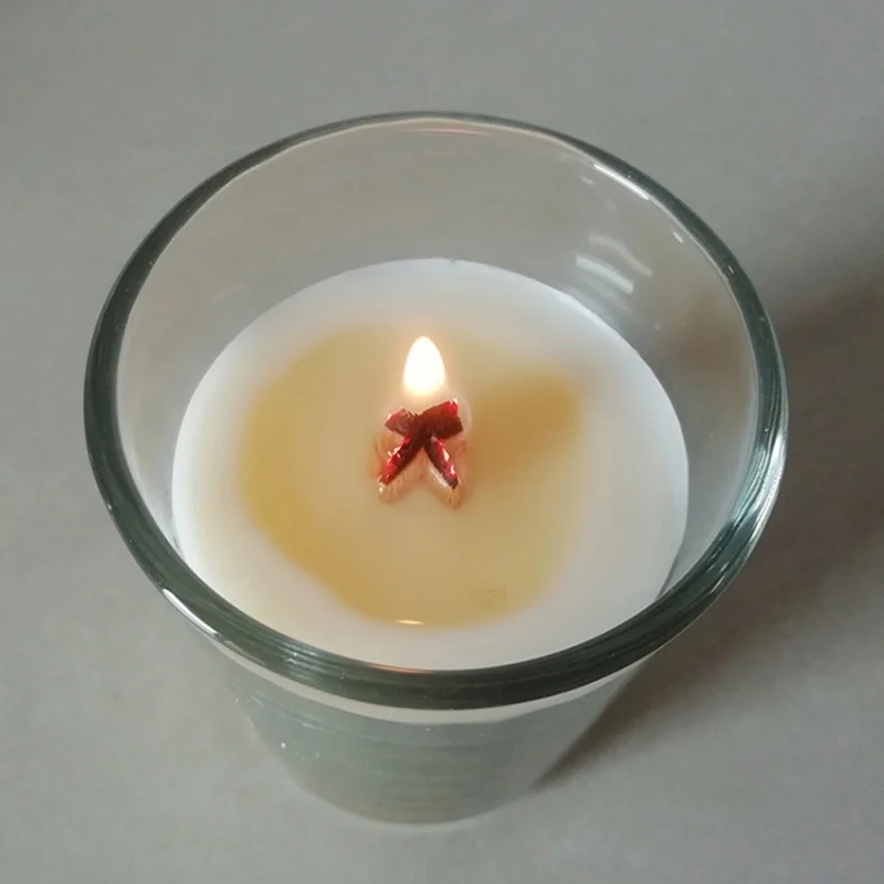 10pcs DIY Handmade Natural Wood Core Candle Wick With Sustainer Tab for Making Supply Soy Parffin Wax | Дом и сад
