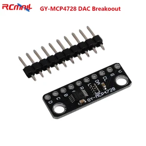 MCP4728 12 бит 12 бит I2C цифро-аналоговый преобразователь DAC модуль датчика разрыва GY-MCP4728 низкое энергопотребление FZ3481