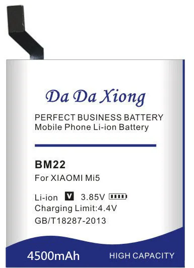 Da Xiong 4500 мАч BM22 батарея для Xiao mi 5 батарея 5 M5 mi 5 батарея сотового телефона